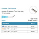 Visitec Flexible Tip Cannula, .40 x 22 mm (27G x 7/8 in). MFID: 585005