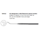 Visitec IOL Manipulator [Jaffe/Maltzman] (plastic handle), Angled 45 degrees. MFID: 585022