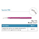 Visitec PRK Spatula, Thin, smooth bottom edge for gently scraping away epithelium. MFID: 585213
