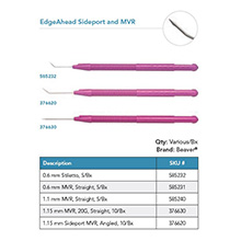 Beaver EdgeAhead Sideport MVR Knife, 19G (1.4 mm width), Straight. MFID: 585240