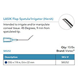 Visitec LASIK Flap Spatula/Irrigator [Hersh], .60 x 22 mm (23G x 7/8 in). MFID: 585252