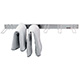 Wall Mounted Towel Rack for Chattanooga Hydrocollators. MFID: 4016