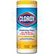 CLOROX Disinfecting Wipes Canister, Crisp Lemon. MFID: 01594