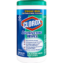 CLOROX Disinfecting Wipes Canister (75 ct), Fresh Scent. MFID: 15949