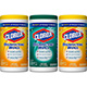 CLOROX Disinfecting Wipes Value Pack, 3 Canisters. MFID: 30208