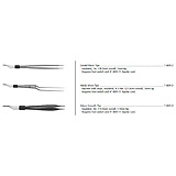 Conmed Bipolar Forceps Electrode, Gerald Micro Tips. MFID: 7-809-2