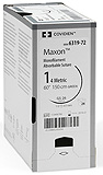 Covidien MAXON Suture, Blunt Taper Point, Size 0, Green, 36", Needle BGS-25, &#189; Circle. MFID: 8886606163