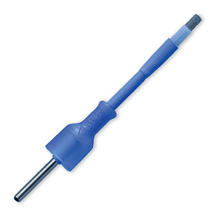 Valleylab EDGE PTFE Insulated Coated Blade Electrode, 6.99cm (2&#190;"), Safety Sleeve, 25/case. MFID: E1455B