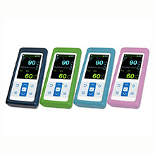 Blue Protective Cover for Nellcor PM10N Pulse Oximeters. MFID: PMAC10N-B