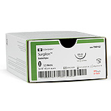 Covidien SURGILON Nylon Suture, Premium Reverse Cut, Size 4-0, White, 18", Needle P-13, 3/8 Circle. MFID: SBS1880G