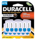 DURACELL Hearing Aid Battery, Zinc Air, Size 675, 12/pk, 2 pk/bx, 12 bx/cs. MFID: DA675B12RC