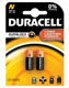DURACELL Photo Battery, Alkaline, Size N, 1.5V, 2/pk, 6 pk/bx. MFID: MN9100B2PK