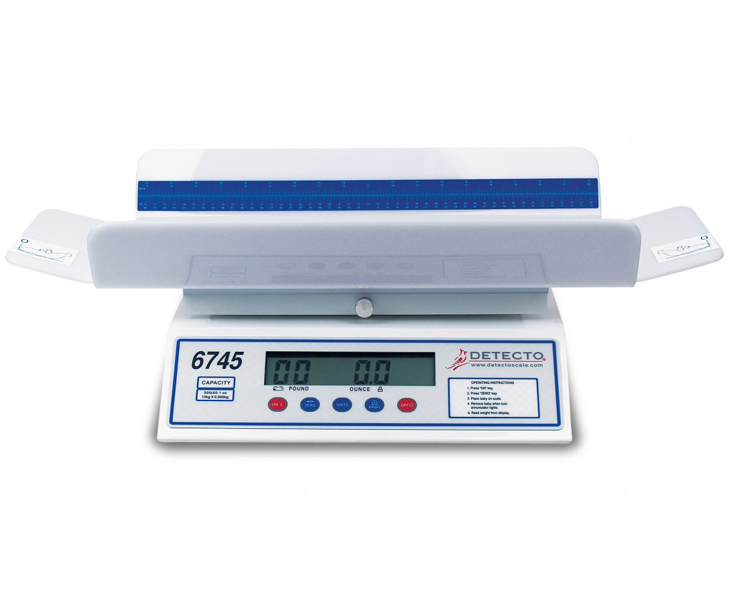 Baby scale with extra large weighing tray seca 374
