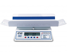 DETECTO Digital Baby Scale, Capacity 30 lbs / 15 kg. MFID: 6745