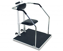 DETECTO Bariatric High Capacity Digital Scale with Flip-Up Seat, 1,000 lb /450 kg. MFID: 6868