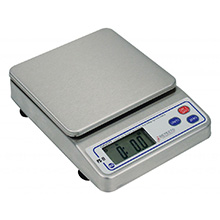 DETECTO Portion Control Scale, Capacity: 11lb / 5000g, Stainless Steel, Commodity Tray. MFID: PS-11