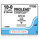 ETHICON Suture, PROLENE, SABRELOC - Straight Transchamber, STC-6 / STC-6, 8", Size 10-0. MFID: 1713G