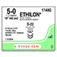 ETHICON Suture, ETHILON, SABRELOC - Spatula, S-22 / S-22, 18", Size 5-0. MFID: 1740G