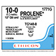 ETHICON Suture, PROLENE, MICROPOINT - Spatula, TG140-8 / TG140-8, 12", Size 10-0. MFID: 1771G