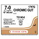 ETHICON Suture, Surgical Gut- Chromic, MICROPOINT-Spatula, TG140-8/ TG140-8, 18", Size 7-0. MFID: 1797G