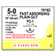 ETHICON Suture, Surgical Gut-Plain, Precision Cosmetic-Conventional Cutting PRIME, PC-1, 18", Size 5-0. MFID: 1915G