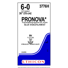 ETHICON Suture, PRONOVA, Taper Point, BV / BV, 30", Size 6-0. MFID: 3776H