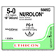 ETHICON Suture, NUROLON, Precision Cosmetic - Conventional Cutting PRIME, PC-1, 18", Size 5-0. MFID: 5665G