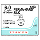 ETHICON Suture, PERMA-HAND, Precision Point - Reverse Cutting, P-1, 18", Size 6-0. MFID: 639G