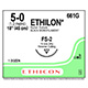 ETHICON Suture, ETHILON, Reverse Cutting, FS-2, 18", Size 5-0. MFID: 661G