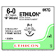 ETHICON Suture, ETHILON, Precision Point - Reverse Cutting, P-1, 18", Size 6-0. MFID: 697G