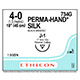 ETHICON Suture, PERMA-HAND, Reverse Cutting, J-1, 18", Size 4-0. MFID: 734G