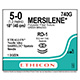 ETHICON Suture, MERSILENE, SABRELOC - Center Point Spatula, RD-1 / RD-1, 18", Size 5-0. MFID: 740G