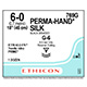 ETHICON Suture, PERMA-HAND, MICROPOINT-Reverse Cutting, G-6 / G-6, 18", Size 6-0. MFID: 769G