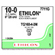 ETHICON Suture, ETHILON, MICROPOINT - Spatula, TG160-4-3M / TG160-4-3M, 8", Size 10-0. MFID: 7711G