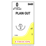 ETHICON Suture, Surgical Gut - Plain, Taper Point, CT-1, 18", Size 0. MFID: 844H