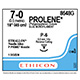 ETHICON Suture, PROLENE, Precision Point - Reverse Cutting, P-6, 18", Size 7-0. MFID: 8648G