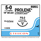 ETHICON Suture, PROLENE, Precision Point - Reverse Cutting, PS-2, 18", Size 5-0. MFID: 8686G