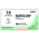 ETHICON Suture, NUROLON, Taper Point, SH-1, 8-18", Size 3-0. MFID: C503D