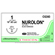 ETHICON Suture, NUROLON, Taper Point, CT-1, 8-18", Size 1. MFID: C520D