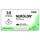 ETHICON Suture, NUROLON, Reverse Cutting, FSL, 8-18", Size 3-0. MFID: C566D