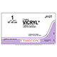 ETHICON Suture, Coated VICRYL, SUTUPAK Pre-Cut Sutures, 6-18", Size 1, 2 dozens. MFID: J113T