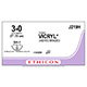 ETHICON Suture, Coated VICRYL, Taper Point, SH-1, 18", Size 3-0. MFID: J219H