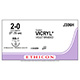 ETHICON Suture, Coated VICRYL, Taper Point, RB-1, 18", Size 2-0. MFID: J306H