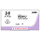 ETHICON Suture, Coated VICRYL, Reverse Cutting, X-1, 18", Size 2-0. MFID: J459H