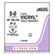 ETHICON Suture, Coated VICRYL, Precision Point - Reverse Cutting, P-3, 18", Size 5-0. MFID: J463G