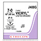 ETHICON Suture, Coated VICRYL, Precision Point - Reverse Cutting, P-1, 18", Size 7-0. MFID: J488G