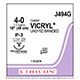 ETHICON Suture, Coated VICRYL, Precision Point - Reverse Cutting, P-3, 18", Size 4-0. MFID: J494G