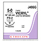 ETHICON Suture, Coated VICRYL, Precision Point - Reverse Cutting, PS-2, 18", Size 5-0. MFID: J495G