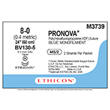 ETHICON Suture, PRONOVA, Taper Point, BV130-5 / BV130-5, 2-24", Size 8-0. MFID: M3739