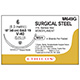 ETHICON Suture, Surgical Stainless Steel, TAPERCUT, V-40, 4-18", Size 6. MFID: M649G